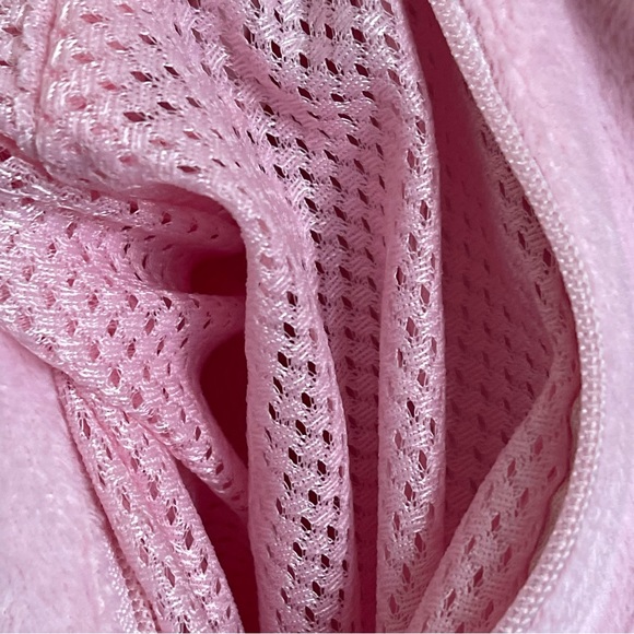 Vintage Denali light pink soft fuzzy zip up hoodie sweater/jacket/top - Picture 6 of 12